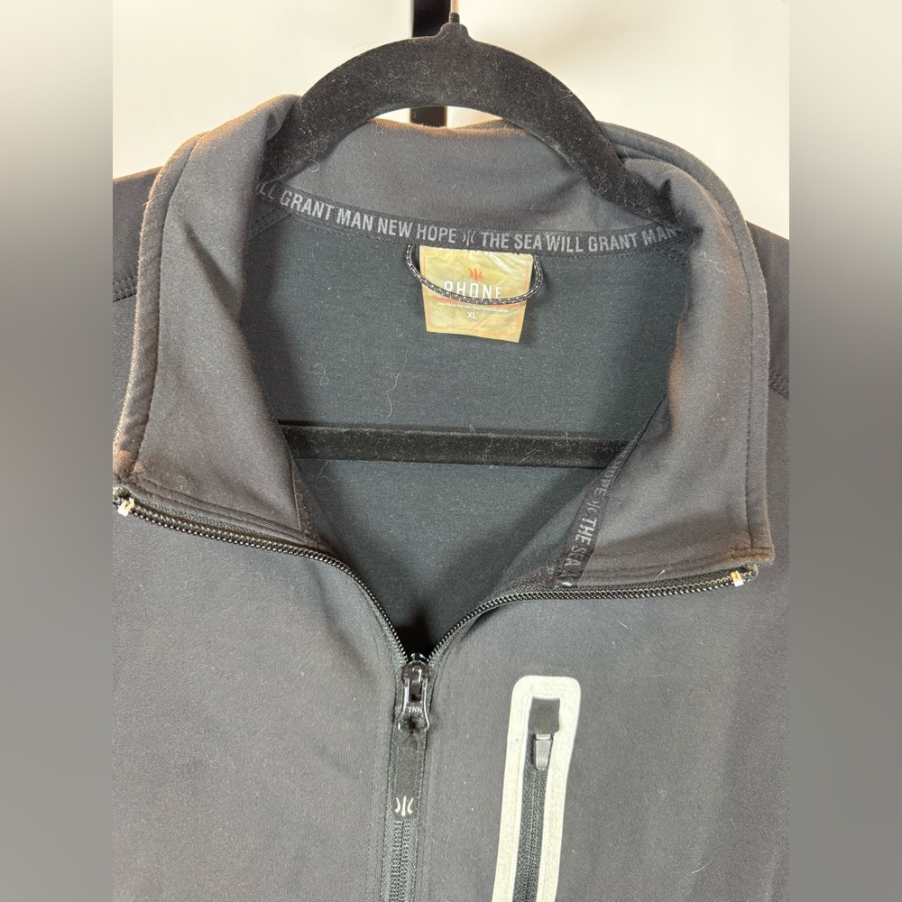 Rhone Performance Softshell Vest Full Zip Black/G… - image 5